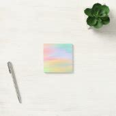 Pastel Rainbow Sticky Notes | Zazzle