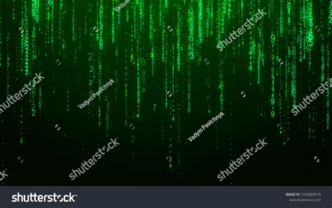 Digital Background Green Matrix Matrix Style Stock Illustration 1935889018 | Shutterstock