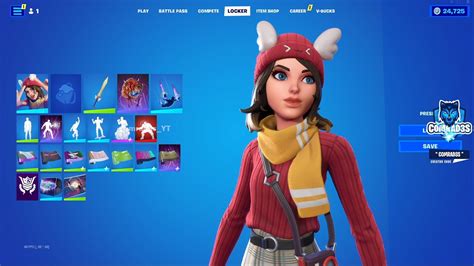 NEW LEAKED Winter Wonder Skye Skin Set Showcase (doing Emotes) in Fortnite - YouTube