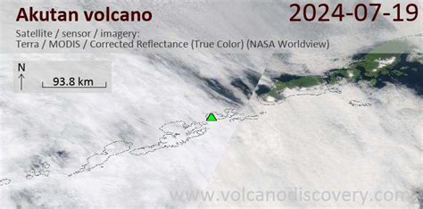 Latest Satellite Images of Akutan Volcano | VolcanoDiscovery