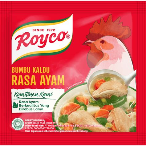 Royco Bumbu Penyedap Rasa Ayam ( Chicken Flavoring) -10ct , 80 gr - UD ...