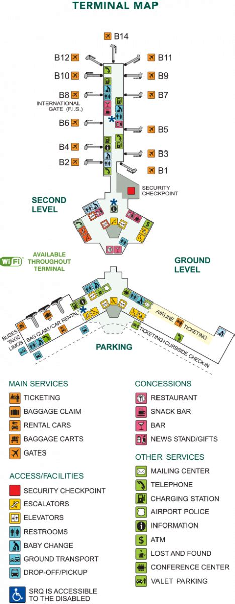 Terminal Map | Fly SRQ