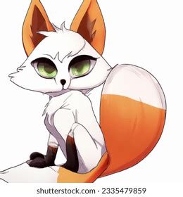 Arctic Fox Anthropomorphic Furry Art Fursona AI-generated image 2335479859 | Shutterstock