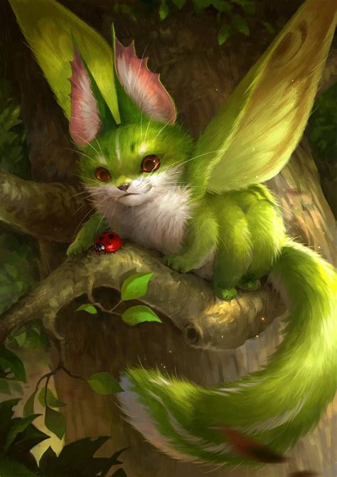 Fluffy by sandara | Fantasy creatures art, Fantasy creatures, Mythical ...