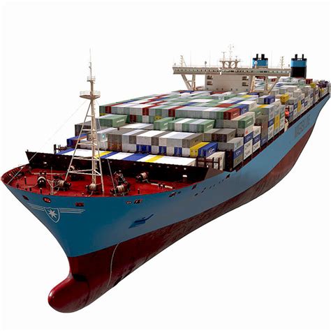 Maersk container ship 3d model :: Behance