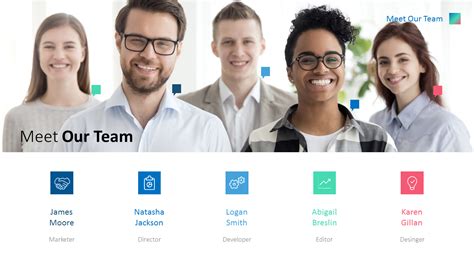 Meet Our Team PowerPoint Design|Single Slides