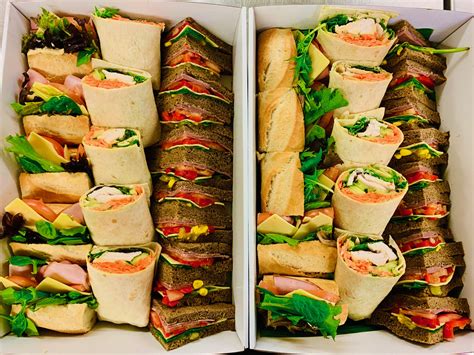 Gourmet Mixed Sandwiches and Wraps $18 per person (please note this ...