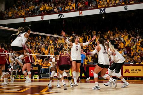 Gophers selected as No. 8 overall seed in NCAA volleyball tournament ...