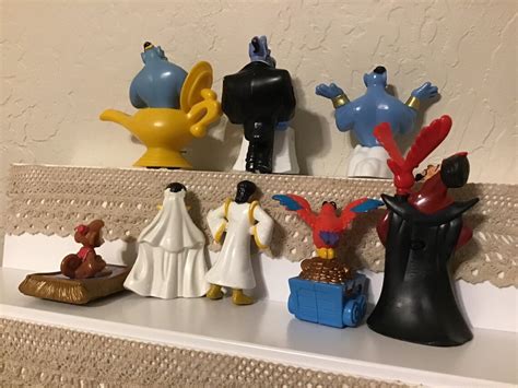 1992-96 Aladdin mixed lot of 8 Burger King and McDs toys. | Etsy