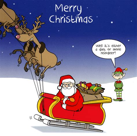 Funny Christmas Cards - Either A Diet Or More Reindeer | Merry ...