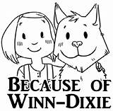 Because Of Winn Dixie Coloring Pages  Home sketch template