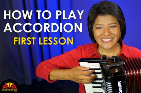 How To Play The Accordion For Beginners: Lesson One for Piano Accordion ...