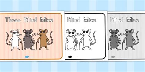 Three Blind Mice Story Sequencing (teacher made)