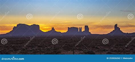 Sunrise at West Mitten Butte in the Monument Valley, Utah Stock Photo - Image of bright, light ...