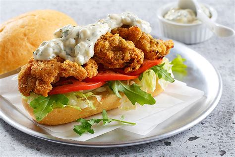 Oyster Po’Boy Sandwich - Eat Well