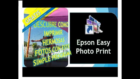 epson easy photo print - YouTube