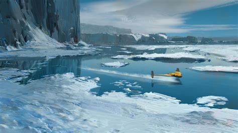 ArtStation - Icy landscape