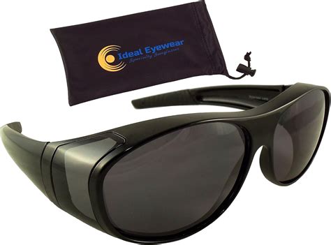 Amazon.com: Ideal Eyewear Fit Over Sunglasses with Polarized Lenses ...