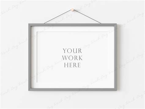 Rectangular Frames Mockup Hanging Frame Mockup Landscape - Etsy