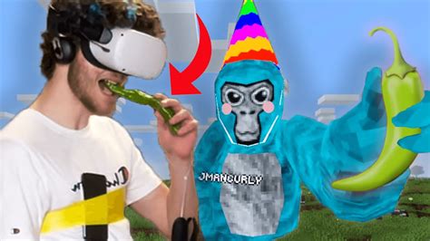 If I Get Tagged, I Eat a Spicy Pepper in Gorilla Tag VR (Oculus Quest 2 ...