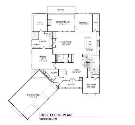 The Brookhaven Floor Plan