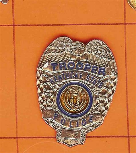 ~Kentucky State Police Badge - Hat Pin