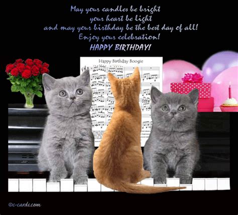 Cats Birthday Boogie! Free Funny Birthday Wishes eCards, Greeting Cards ...