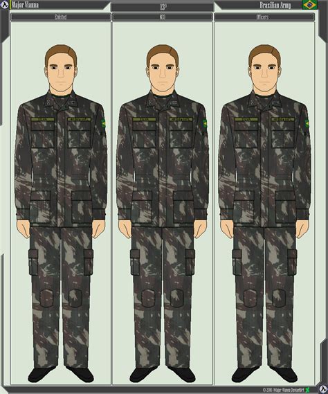 Brazilian Army Uniforms - 13 by Major-Vianna on DeviantArt