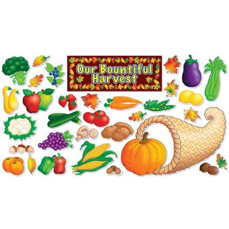 Autumn Harvest Bulletin Board Set - Walmart.com - Walmart.com