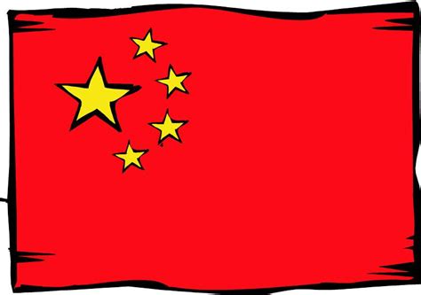 Chinese Flag Image - ClipArt Best