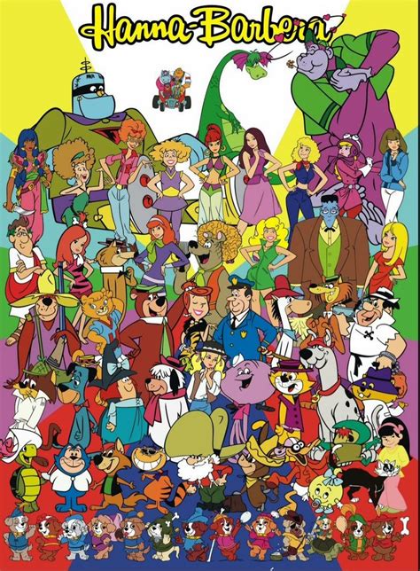 Hanna-Barbera Tribute cast of characters | Hanna barbera, Classic cartoon characters, Hanna ...