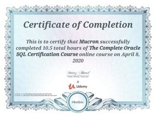 The Complete Oracle SQL Certification Course | PPT