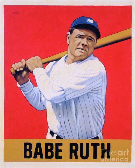 Babe Ruth Nostalgic Vintage Baseball Card 20190930c2c Photograph by ...