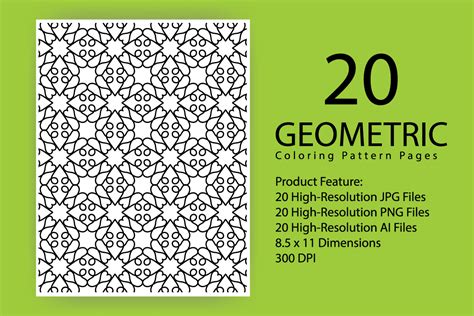 Geometric Vector Digital Pattern Graphic by samima01723 · Creative Fabrica