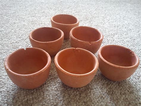 Clay Tea Cups (Kulhars No.1) SECONDS x 12 - Terracotta World