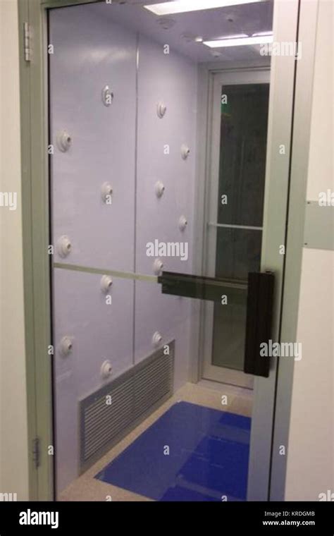 Cleanroom air shower Stock Photo - Alamy