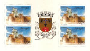 Stamp: Castles and Coats of Portugal Castle Beja (Portugal(Castles and Coat of arms of Portugal ...