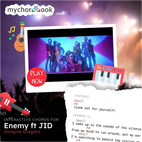 Imagine Dragons - Enemy ft JID Chords