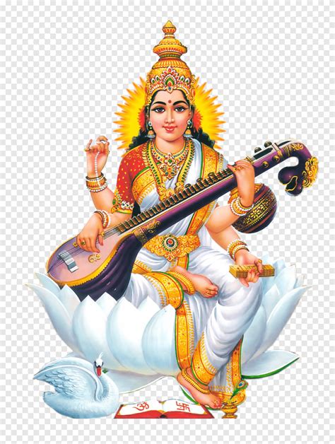 Hindu god illustration, Shiva Ganesha Saraswati Basant Panchami Devi, God, puja, religion png ...