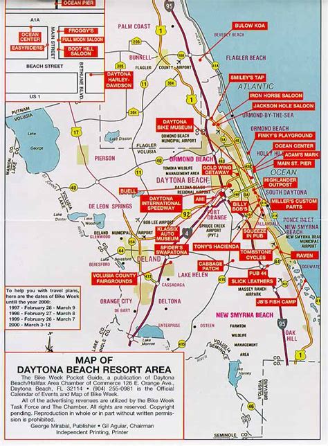 Map Of Daytona Beach Fl - World Map