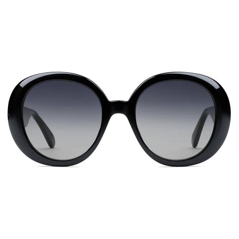 Gucci - Round Sunglasses with Web - Black - Gucci Eyewear - Avvenice