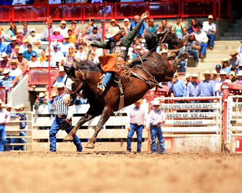 First Saddle Bronc Rider since 1936 to win back-to-back titles at Cheyenne