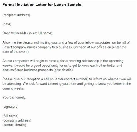 Formal E Mail Template | Shooters Journal | Dinner invitation template, Email wedding ...