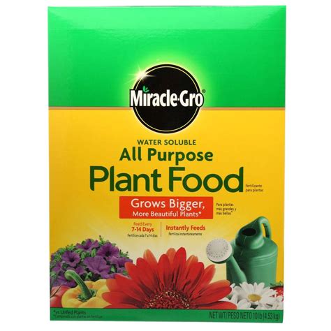 Miracle-Gro 10 lb. Water Soluble All Purpose Plant Food-1001192 - The Home Depot