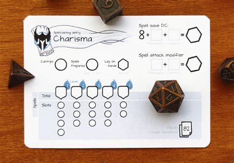 Paladin Spell Slot Tracker DnD 5e PDF | Etsy in 2021 | Dnd, Dnd ...