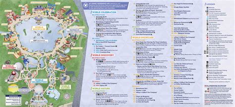 Epcot International Festival of the Holidays Map 2020 at Walt Disney World