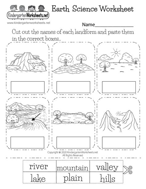 Earth Science Worksheets | Engaging Activities for Learning - Worksheets Library