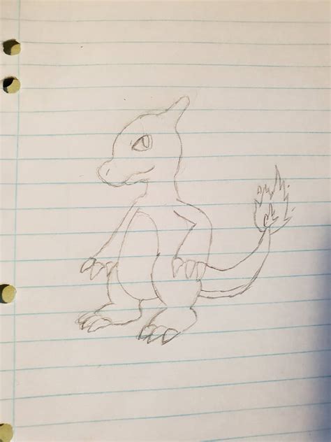 Charmeleon Sketch by Fuzzbyroo on DeviantArt