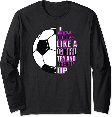 Amazon.com: Girls Soccer Play Like A Girl Half Ball Pink For Teenagers ...