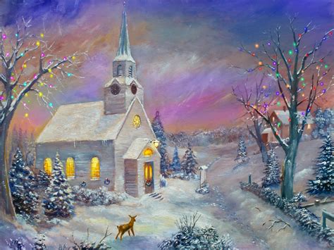 Wintery Church by dashinvaine on DeviantArt